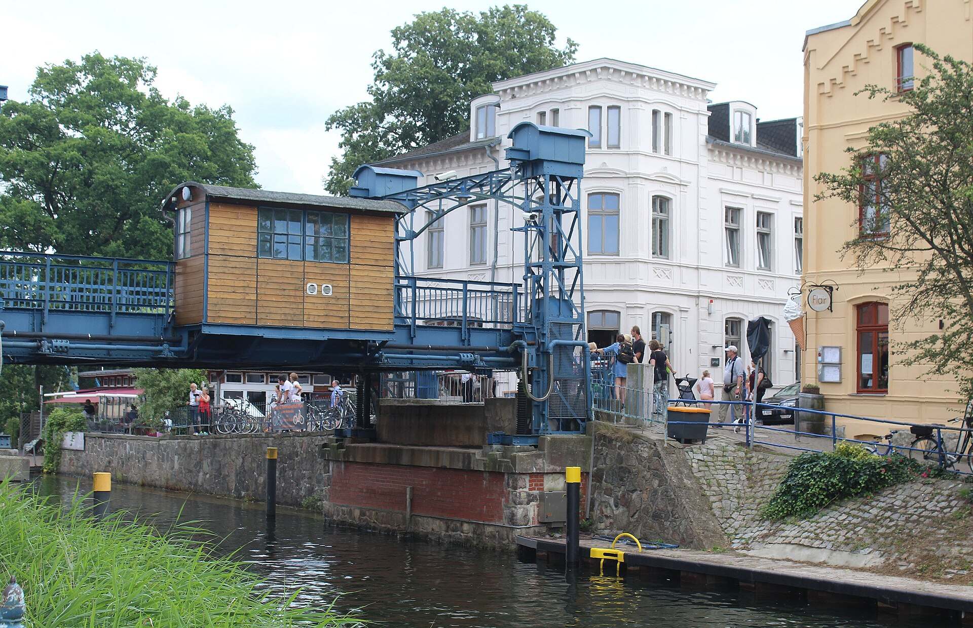 Hubbrücke in Plau am See