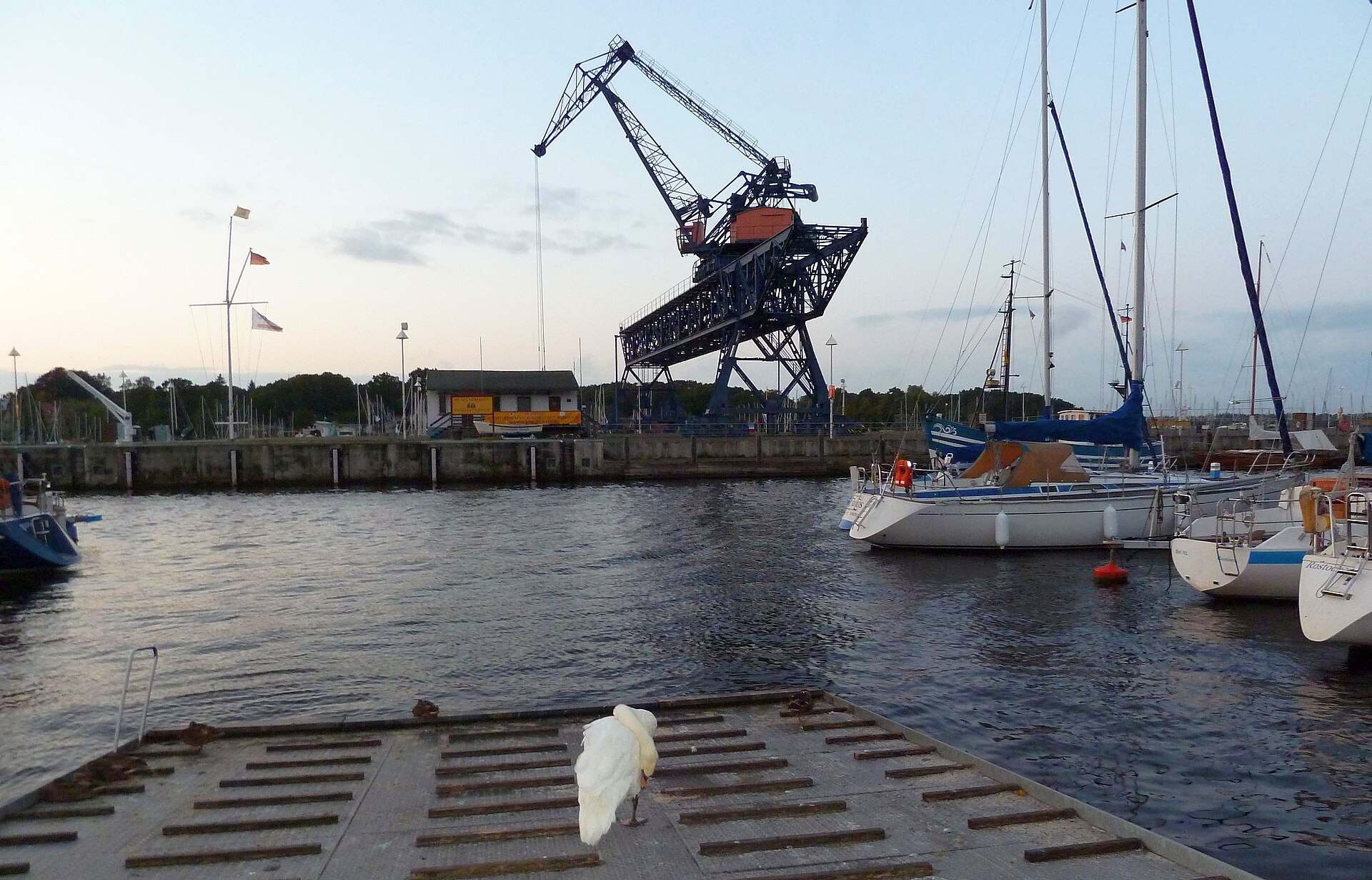 Stadthafen Rostock an der Warnow